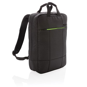 Soho business batoh na 15,6" notebook z recyklovaného PET materiálu, černá ekologické předměty