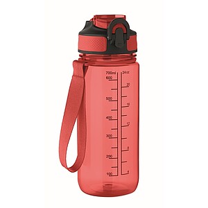 Sportovní láhev na vodu, 700ml, červená - reklamní předměty
