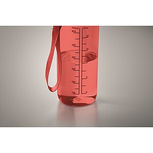 Sportovní láhev na vodu, 700ml, červená