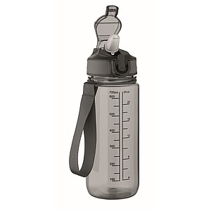 Sportovní láhev na vodu, 700ml, šedá