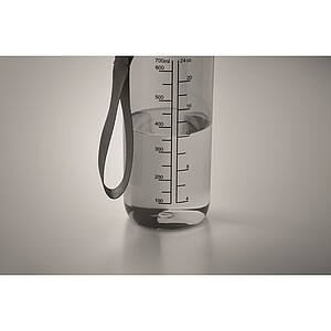 Sportovní láhev na vodu, 700ml, šedá