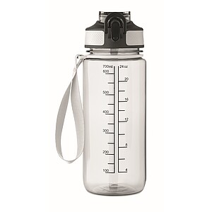 Sportovní láhev na vodu, 700ml, transparentní
