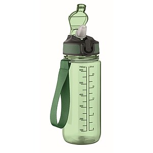 Sportovní láhev na vodu, 700ml, zelená