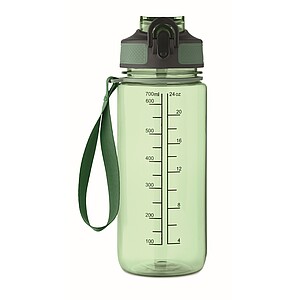 Sportovní láhev na vodu, 700ml, zelená