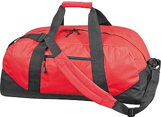Sportovní taška z 600D-nylonu s popruhem přes rameno,červená