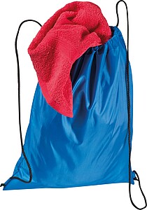 Stahovací batoh z recyklovaného polyesteru, modrá