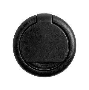 Stojánek na mobil s žetonkem, černý