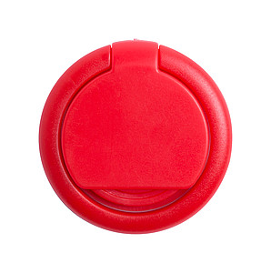 Stojánek na mobil s žetonkem, červený