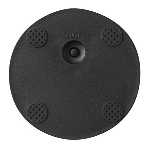 Stolní lampa z nerezové oceli, černá