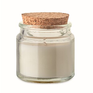 Svíčka z rostlinného vosku 70g, béžová