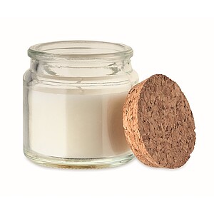 Svíčka z rostlinného vosku 70g, béžová