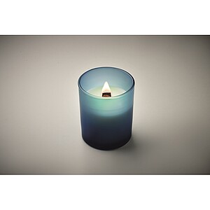 Svíčka z rostlinného vosku 80g, tmavě modrá