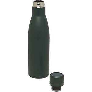 Termo láhev na pití, 500ml, z recyklované nerezové oceli, sytě zelená