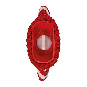 Termofor s návlekem ve vánočním motivu, červená