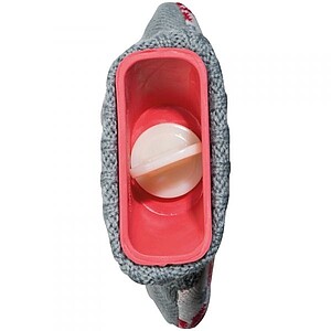 Termofor s návlekem ve vánočním motivu, šedá