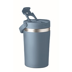 Termohrnek 350 ml, modrošedá