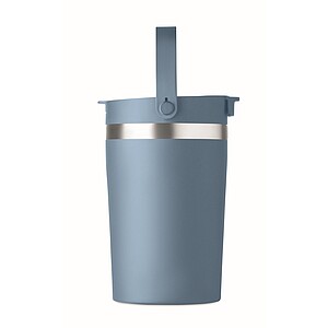 Termohrnek 350 ml, modrošedá