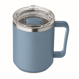 Termohrnek 400 ml, modrošedá