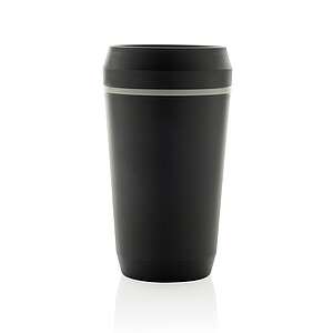 Termohrnek s průhledným víčkem 354 ml, šedá