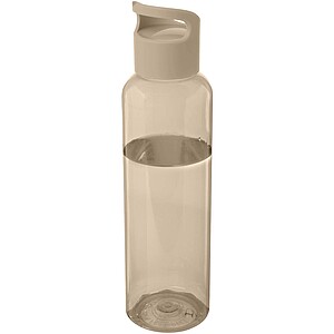 Transparentní láhev na pití, 650ml, béžová