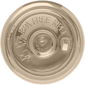 Transparentní láhev na pití, 650ml, béžová