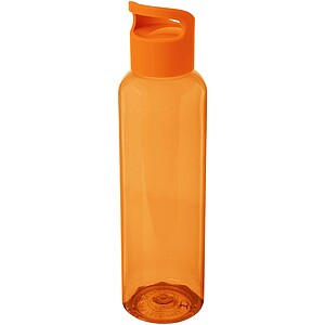 Transparentní láhev na pití, 650ml, oranžová