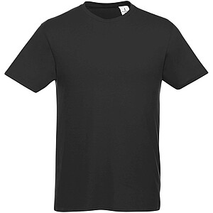 Tričko Heros s krátkým rukávem, unisex, černá, S - firemní trička s potiskem