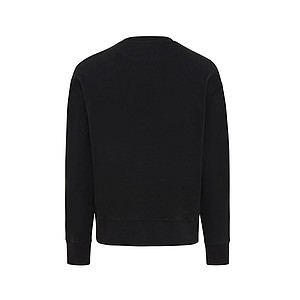 Unisex mikina Iqoniq Kruger z recyklované bavlny, černá, XL