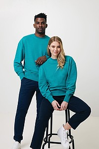 Unisex mikina Iqoniq Kruger z recyklované bavlny, tyrkysová, XL