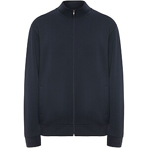 Unisex mikina na zip, ROLY ULAN, velikost M, námořní modrá - potisk mikin