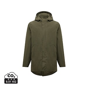 Unisex parka Iqoniq Thelon z recyklovaného polyesteru, velikost XXS, khaki