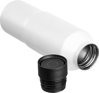 Vakuová nerezová láhev 600 ml, bílá