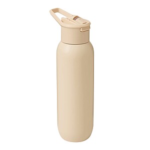 Vakuově izolovaná láhev na pití 600 ml, béžová
