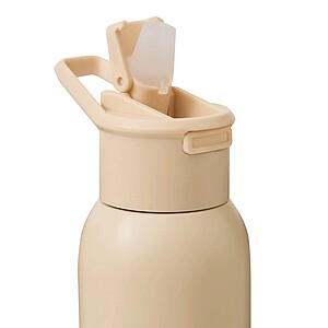 Vakuově izolovaná láhev na pití 600 ml, béžová
