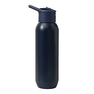 Vakuově izolovaná láhev na pití 600 ml, námořní modrá