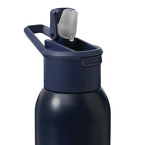 Vakuově izolovaná láhev na pití 600 ml, námořní modrá