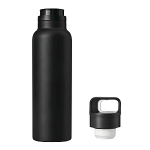 Vakuově izolovaná láhev na pití 750 ml, černá