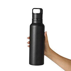 Vakuově izolovaná láhev na pití 750 ml, černá