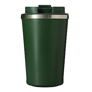 Vakuově izolovaný cestovní termohrnek 350 ml, vojenská zelená