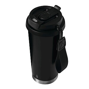 Vakuově izolovaný cestovní termohrnek 500 ml, černá