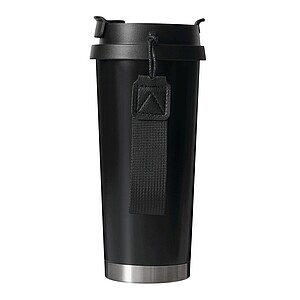 Vakuově izolovaný cestovní termohrnek 500 ml, černá