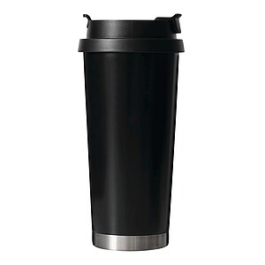 Vakuově izolovaný cestovní termohrnek 500 ml, černá