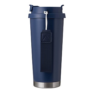 Vakuově izolovaný cestovní termohrnek 500 ml, námořní modrá