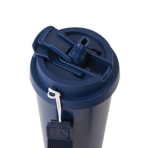 Vakuově izolovaný cestovní termohrnek 500 ml, námořní modrá