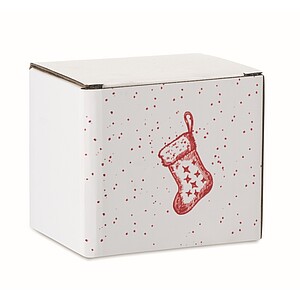 Vánoční keramický hrnek 300 ml, červená