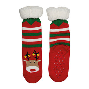 Vánoční ponožky, červená