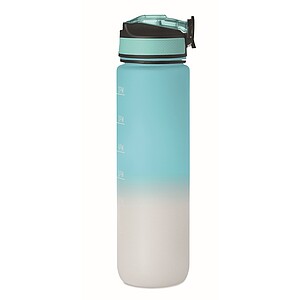 VAYANA Sportovní láhev na pití z recyklovaného plastu, 1000 ml, jemně modrá