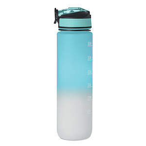 VAYANA Sportovní láhev na pití z recyklovaného plastu, 1000 ml, jemně modrá