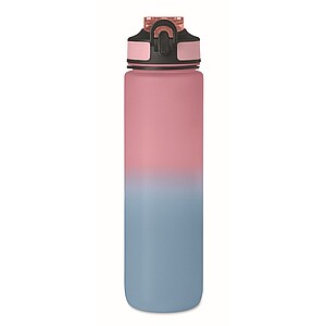 VAYANA Sportovní láhev na pití z recyklovaného plastu, 1000 ml, jemně růžová/jemně modrá