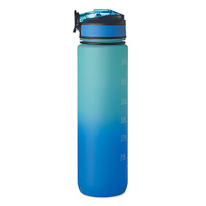 VAYANA Sportovní láhev na pití z recyklovaného plastu, 1000 ml, tyrkysová/královská modrá